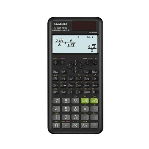 Videnskabelig Cal Casio FX-85ESPLUS-2 BOX Sort