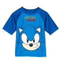 Bade T-shirt Sonic Mørkeblå 4 år