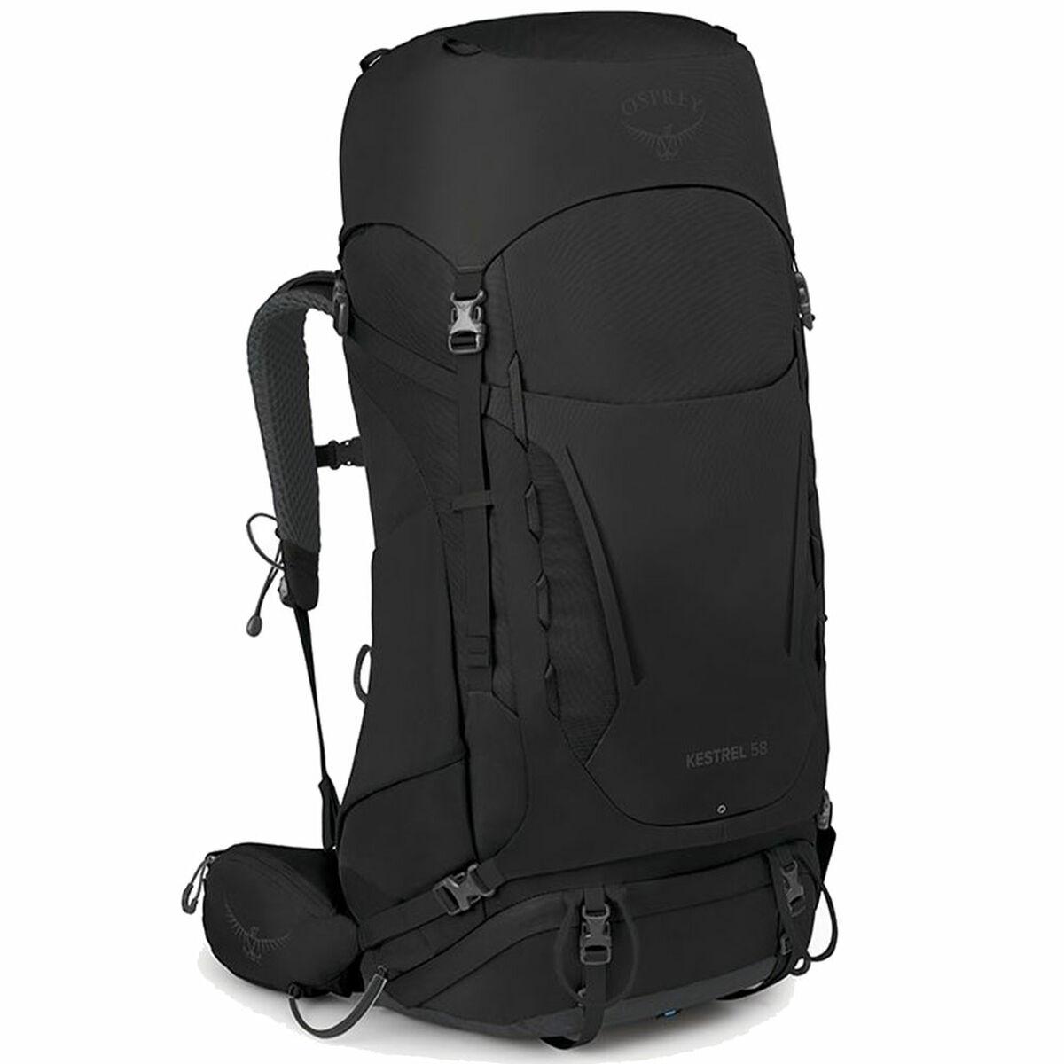 Vandrerygsæk OSPREY Kestrel 58 L Sort