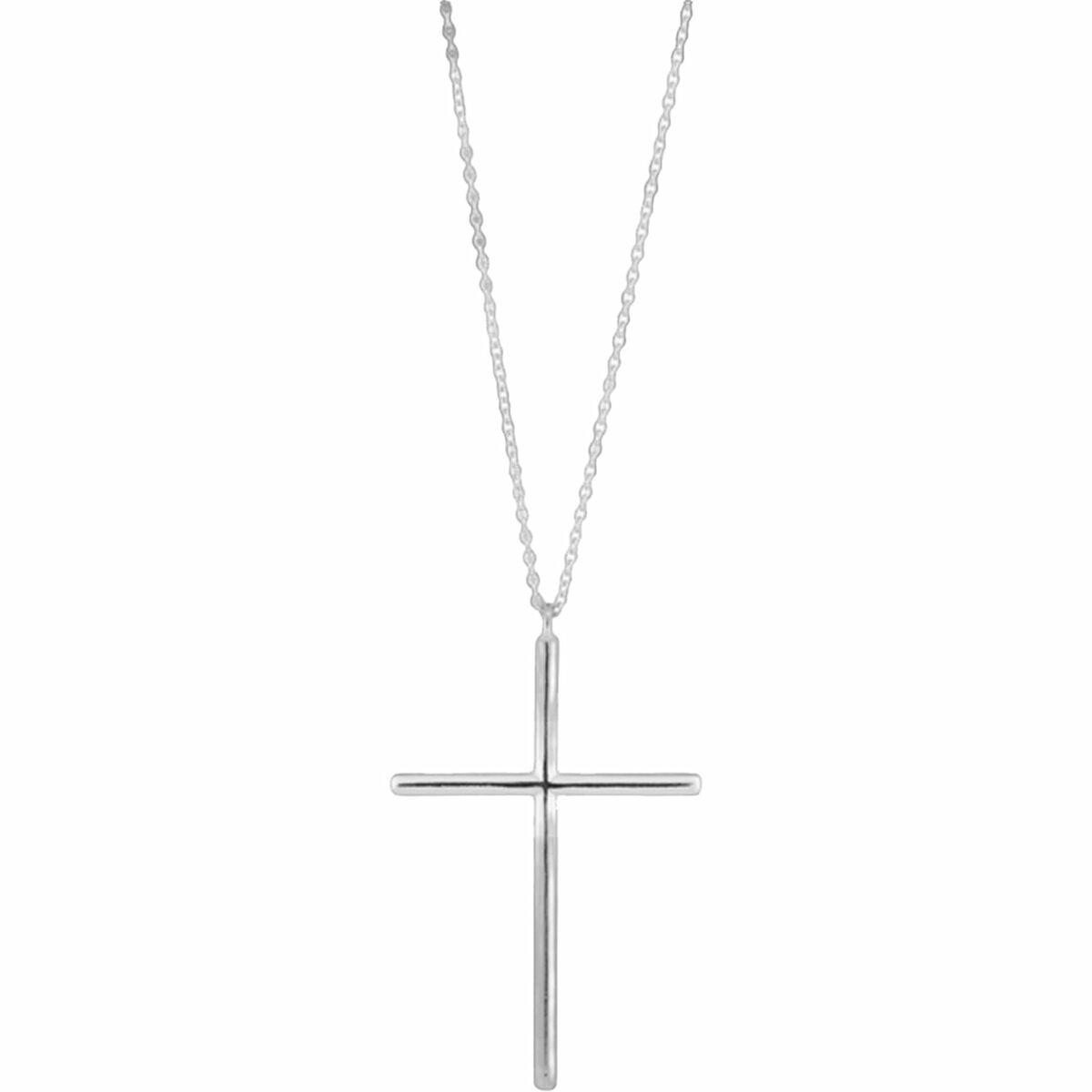 Radiant halskæde til kvinder, rustfrit stål, 45 cm - grå