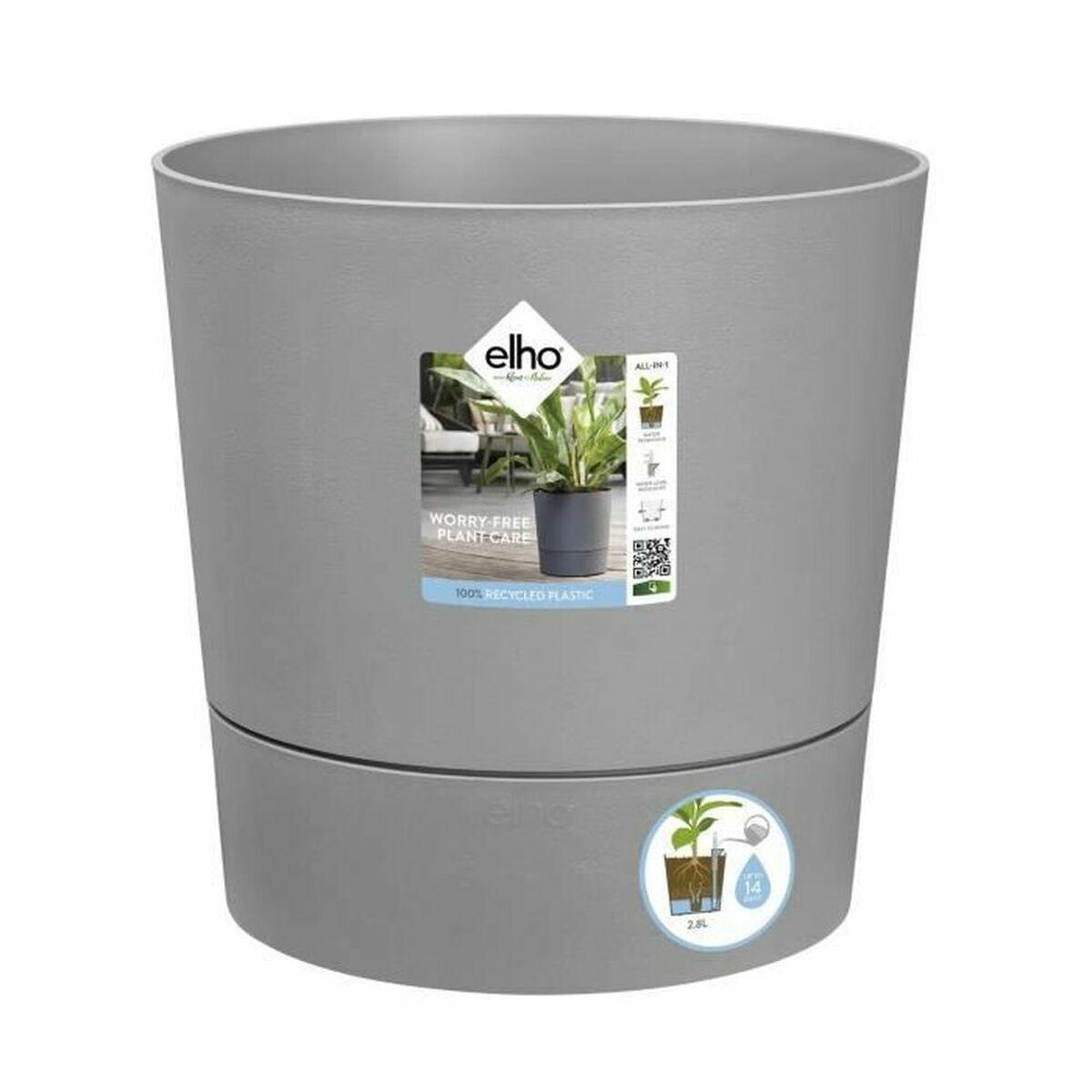 Elho Greensense Aqua Care Round urtepotte Ø 29,5 cm - grå