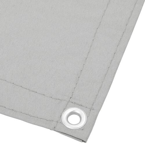 Altanafskærmning 75x700 cm 100 % polyester lysegrå