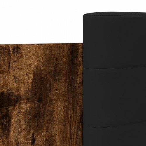 Sengeramme med sengegavl 90 x 200 cm - røget eg