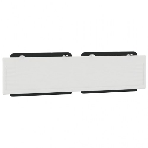 Gavlpude Zadar 200 cm kunstlæder sort og hvid