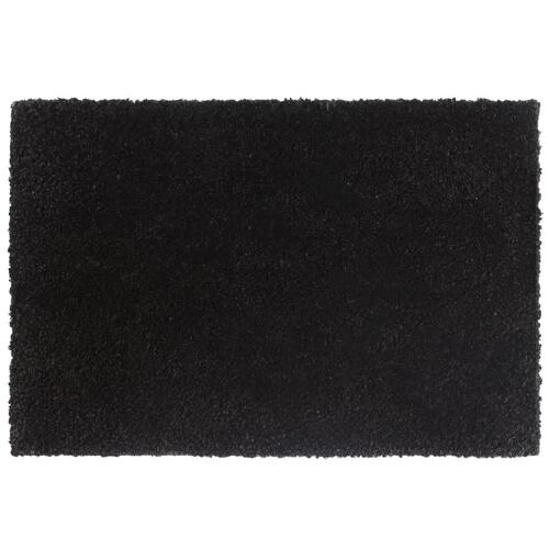 Dørmåtter 2 stk. 40x60 cm tuftet coir sort