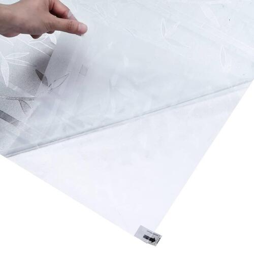 Vinduesfolier 2 stk. bambusmønster matteret PVC
