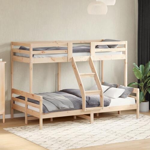 Køjeseng 90x200/120x200 cm massivt fyrretræ