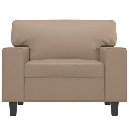 Lænestol 60 cm kunstlæder Cappuccino