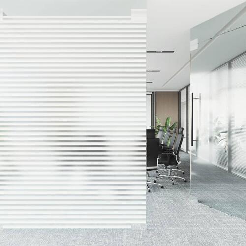 Vinduesfolier 2 stk. rullegardinmønster matteret PVC