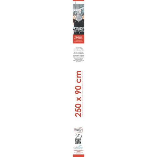 Easyprotec permanent vinduesfilm 90x250 cm spejleffekt sølvfarvet