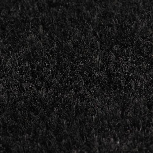 Dørmåtter 5 stk. 40x60 cm tuftet coir sort