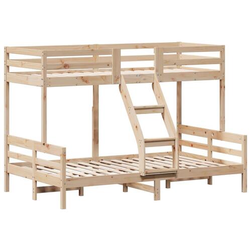 Køjeseng 80x200/120x200 cm massivt fyrretræ