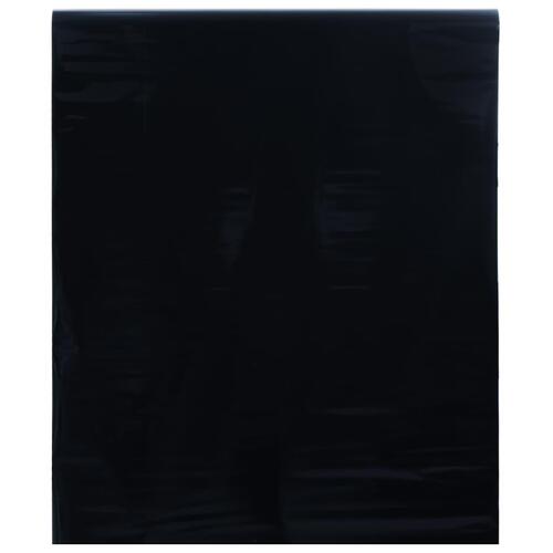 Vinduesfolier 3 stk. matteret PVC sort
