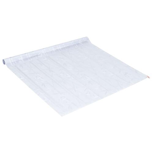 Vinduesfolier 4 stk. bambusmønster matteret PVC