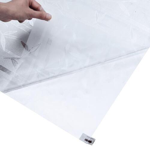 Vinduesfolier 4 stk. bambusmønster matteret PVC