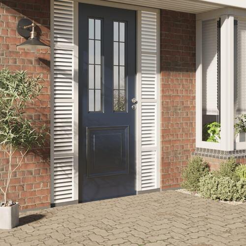 Vinduesfolier 4 stk. rullegardinmønster matteret PVC