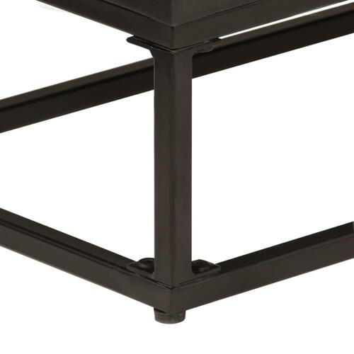 Skænk 55x30x76 cm massivt mangotræ og jern sort