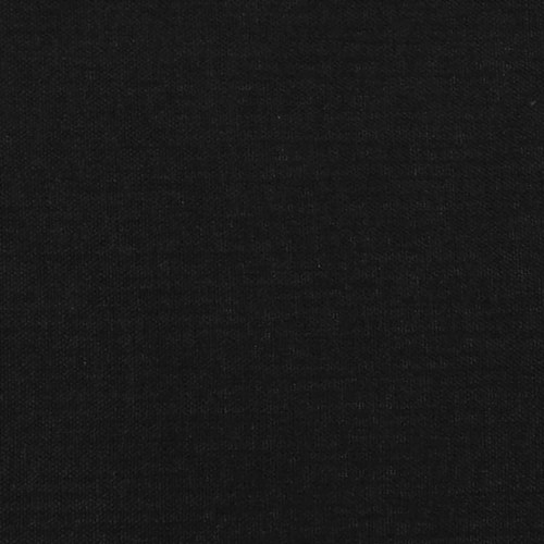 Kontinentalseng med madras 120 × 190 cm - stof, sort