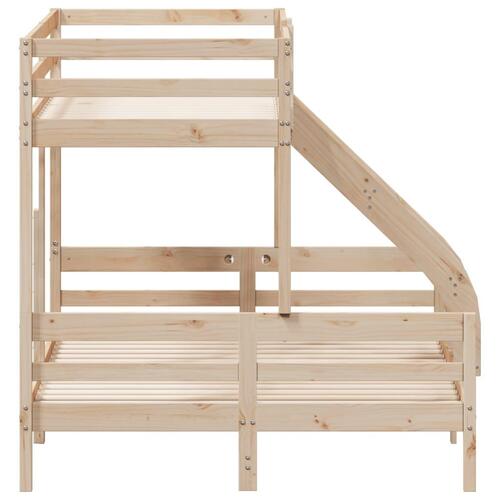 Køjeseng 90x200/140x200 cm massivt fyrretræ