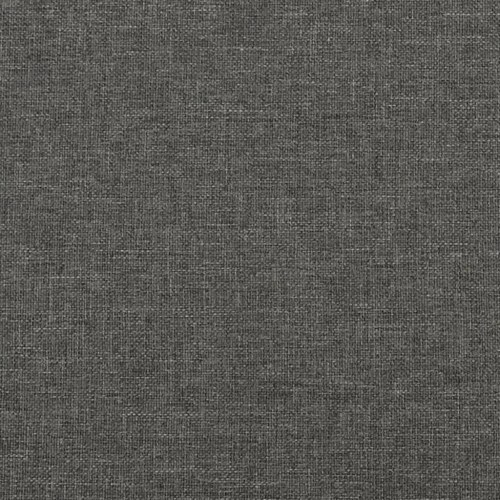 Kontinentalseng med madras 120x190 cm - stof, sort