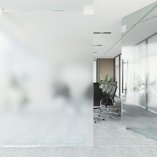 Vinduesfolier 3 stk. matteret PVC transparent grå