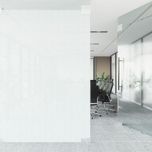 Vinduesfolier 3 stk. matteret PVC transparent hvid