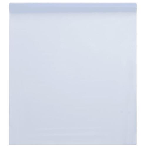 Vinduesfolier 3 stk. matteret PVC transparent hvid