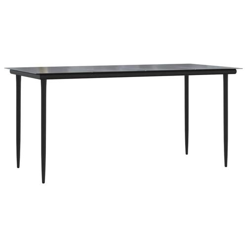 Spisebordssæt til haven 7 dele med hynder polyrattan beige
