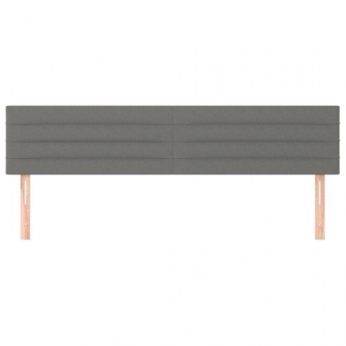 Kontinentalseng med madras 120×190 cm - stof, mørkegrå