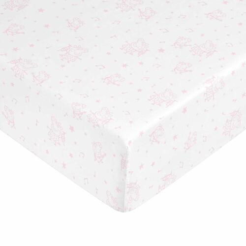 Monteret bundark Peppa Pig Hvid Pink 90 x 200 cm