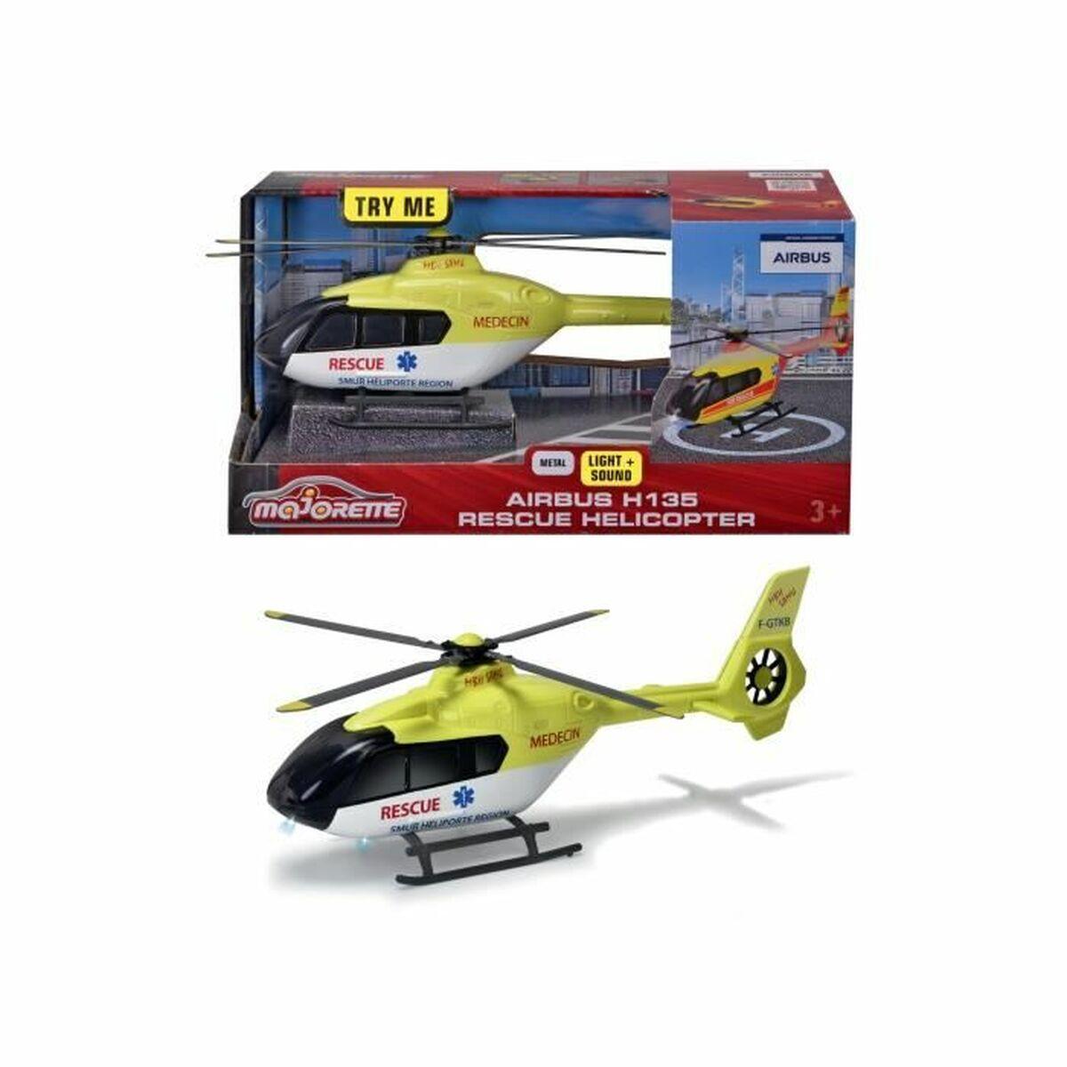 Majorette Airbus H135 Rescue Helicopter - legetøjshelikopter med lys og lyd
