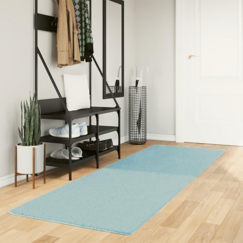 Gulvtæppe OVIEDO 80x250 cm kort luv grøn