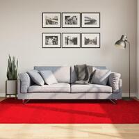 Gulvtæppe OVIEDO 160x230 cm kort luv rød