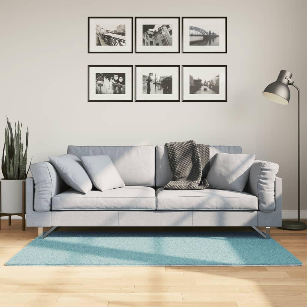 Gulvtæppe OVIEDO 80x150 cm kort luv grøn