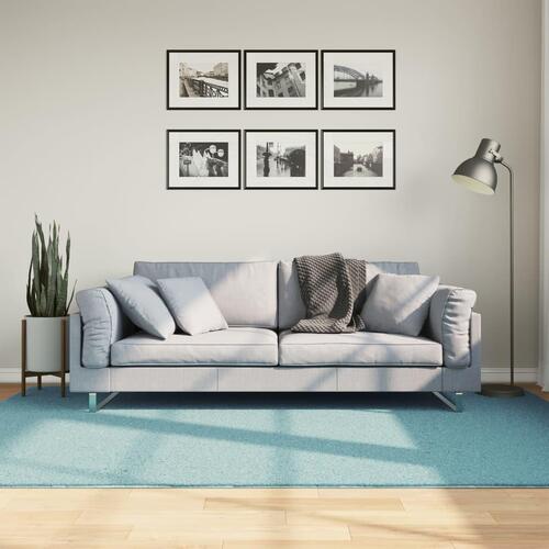 Gulvtæppe OVIEDO 160x230 cm kort luv grøn
