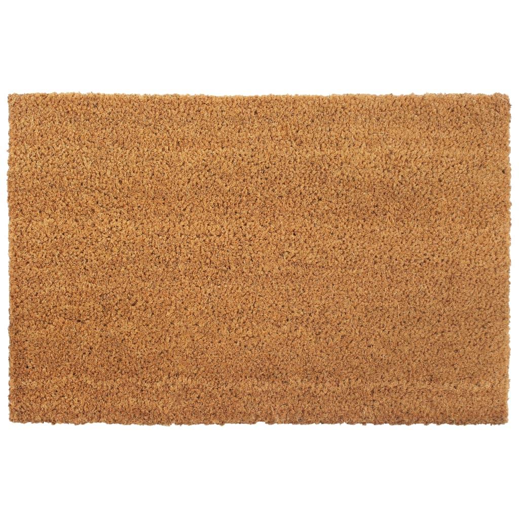 Dørmåtte 50x80 cm tuftet coir naturfarvet billede