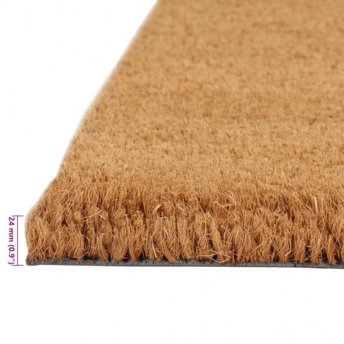 Dørmåtte i kokosfibre 50 x 80 cm - naturfarvet