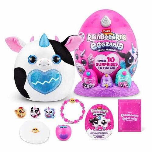 Bamse Zuru Rainbocorns Eggzania dyr Enhjørning 23 x 19 cm