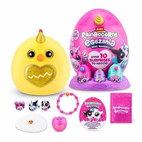 Bamse Zuru Rainbocorns Eggzania dyr Enhjørning 23 x 19 cm