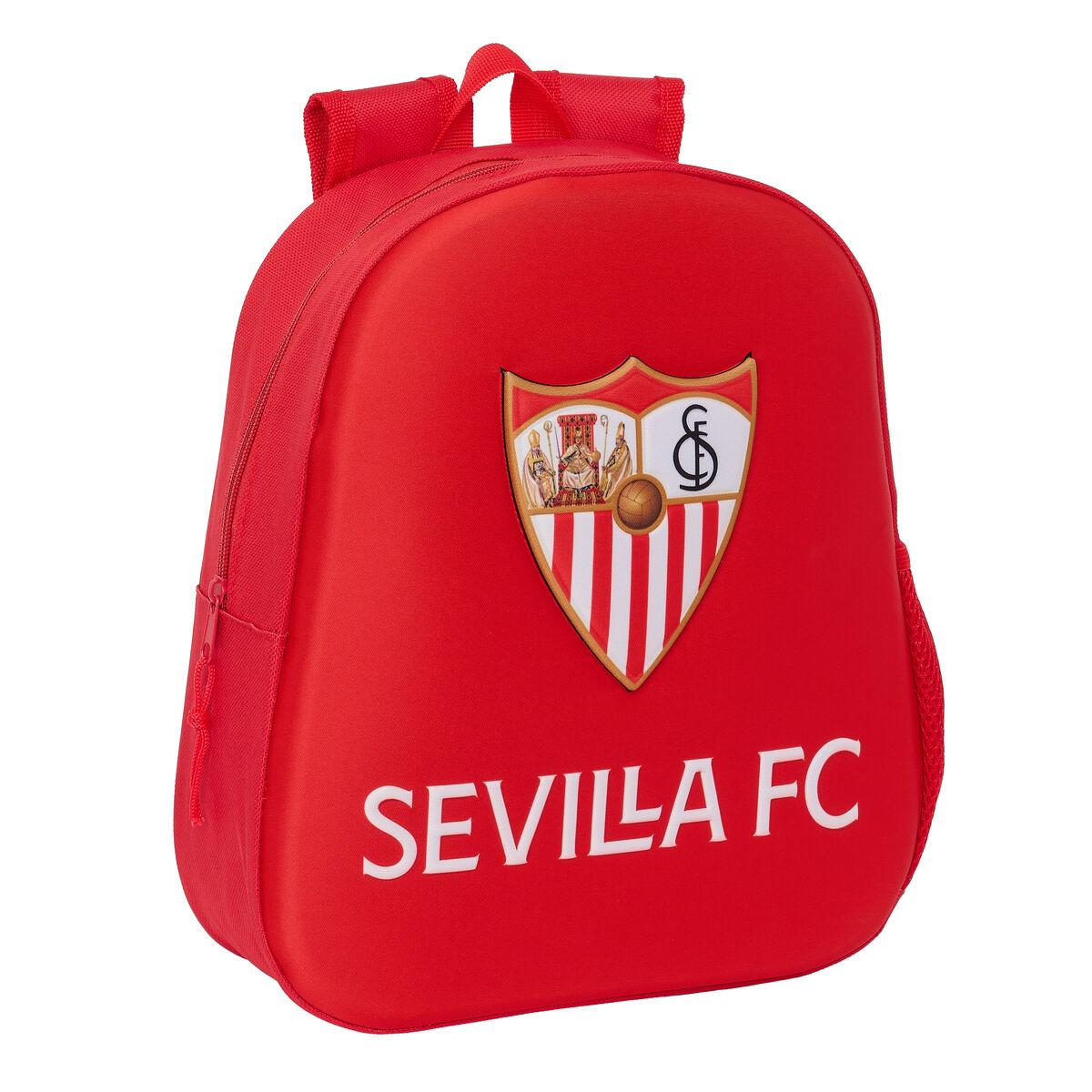 3D børnetaske Sevilla Fútbol Club - rød 27 × 33 × 10 cm