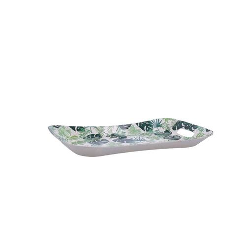 Habitat morgenmadsbakke med håndtag, multifarvet plastik 33,5 × 23 × 3,5 cm - 12 stk.