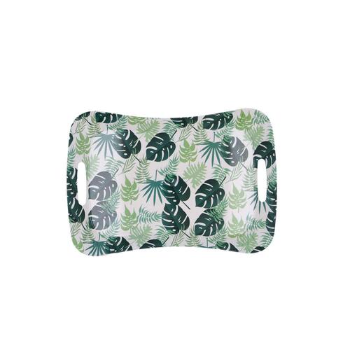 Habitat morgenmadsbakke med håndtag, multifarvet plastik 33,5 × 23 × 3,5 cm - 12 stk.