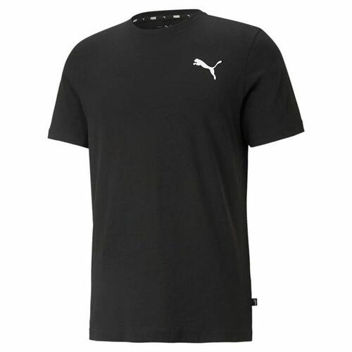 Kortærmet T-shirt til Mænd Puma Essentials Small Logo Sort L