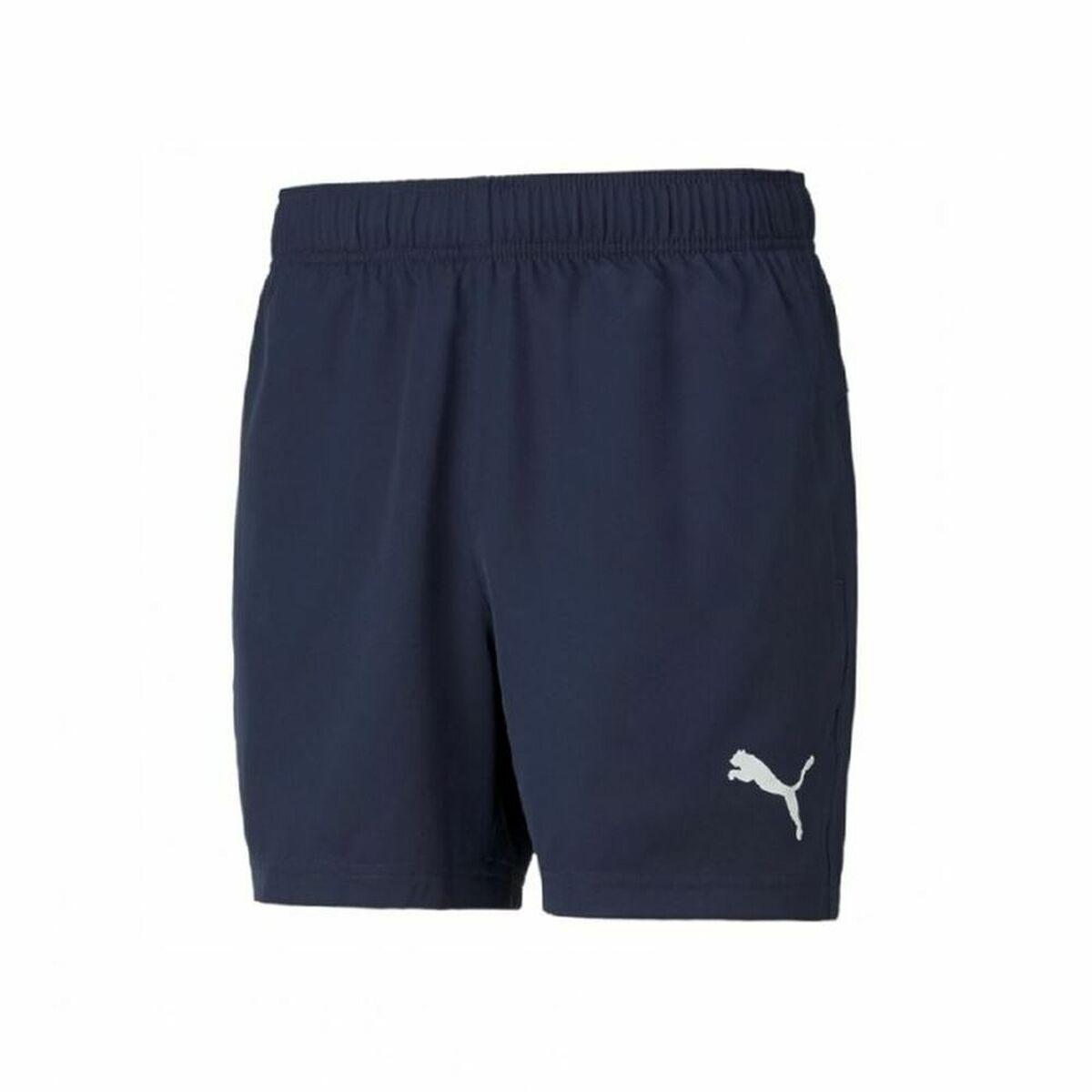 Bokser til voksne Puma Active Woven M Mørkeblå S
