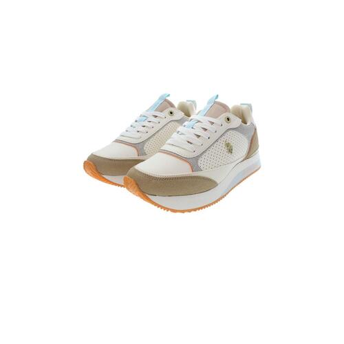 Sportssneakers til damer U.S. Polo Assn. FRISBY003 LBE Beige 38