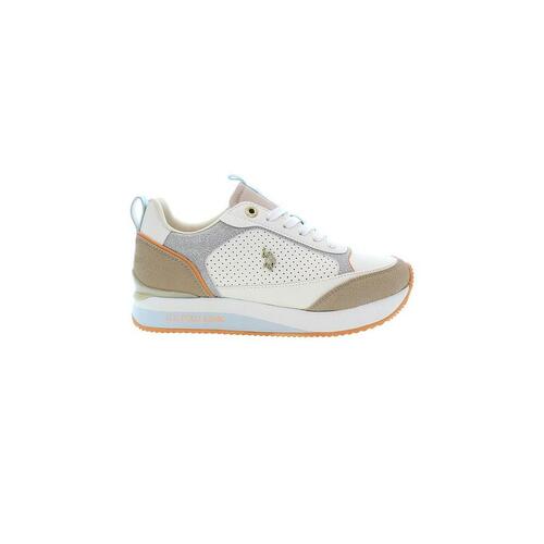 Sportssneakers til damer U.S. Polo Assn. FRISBY003 LBE Beige 38