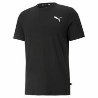 Kortærmet T-shirt til Mænd Puma Essentials Small Logo Sort XXL