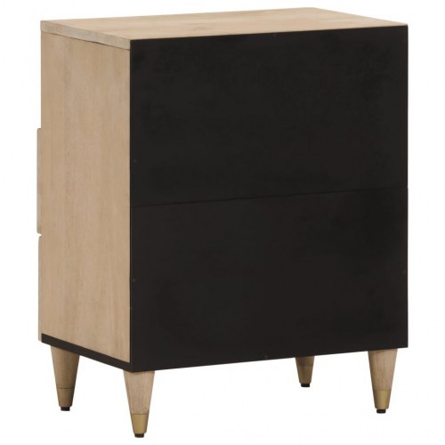 Sengebord 50x33x60 cm massivt mangotræ