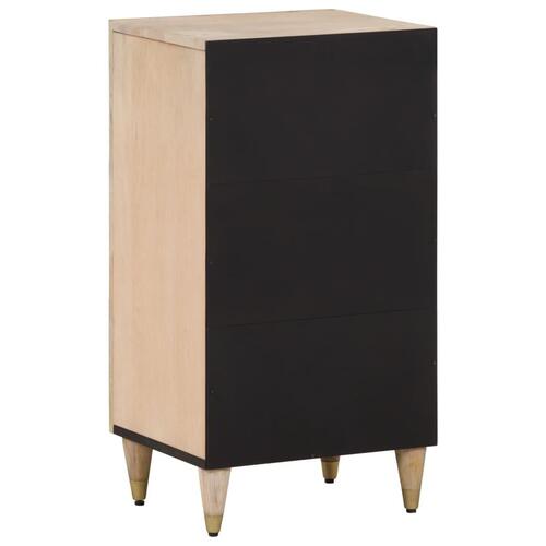 Skab 40x33x75 cm massivt mangotræ
