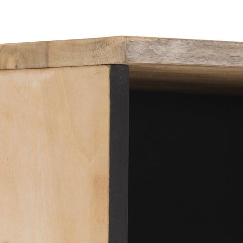 Badeværelsesskab 38x33x160 cm massivt mangotræ